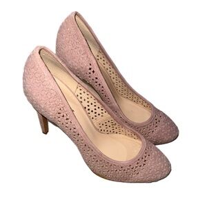 Nine West  Dragonia Suede Pink Pumps